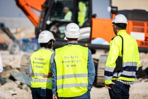 Indul a tervezési szintig történő talajkiemelés 2024. szeptember 24-én. Fotó: Paks II. Zrt.