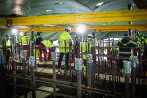 First concrete pouring for Unit 5 on 5 February 2026. Photo: Paks II. Ltd. / Kövi Gergely Péter