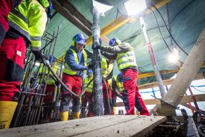 First concrete pouring for Unit 5 on 5 February 2026. Photo: Paks II. Ltd. / Kövi Gergely Péter