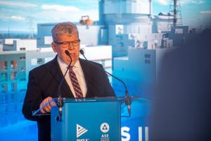 Ceremony of the first concrete pouring of Unit 5. Photo: Paks II. Ltd. / Vida Tünde