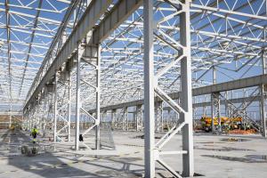Constructing of the steel and ferroconcrete facility. Photo: Paks II. Ltd.