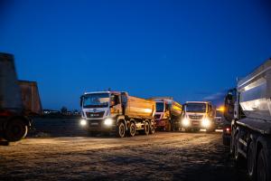 Work starts on the soil excavation site on 04.10.2022. Photo: Paks II. Ltd.