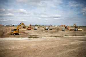 Soil excavation on 29.08.2022. Photo: Paks II. Ltd.