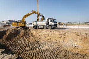 Soil stabilization test works. Photo: Paks II. Ltd.